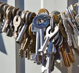 Master key system - bunch of keys